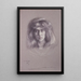 Riproduzione del dipinto Natalie con capelli svolazzanti - Alice Pike Barney