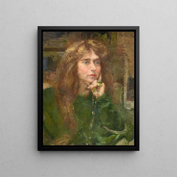 Natalie con collana - Alice Pike Barney — quadro incorniciato alla parete