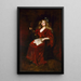 Natalie al violino - Alice Pike Barney — quadro incorniciato alla parete