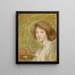 Fiori di pesco - Alice Pike Barney — quadro incorniciato alla parete
