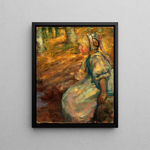 Paesano - Alice Pike Barney — quadro incorniciato alla parete