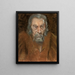 R. D. Shepherd nel ruolo di Shylock - Alice Pike Barney — quadro incorniciato alla parete
