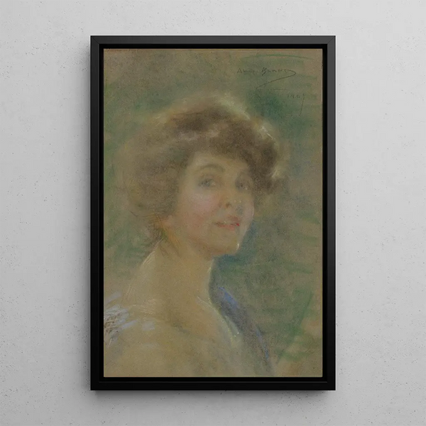 Riproduzione del dipinto Autoritratto - Alice Pike Barney