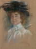 Autoritratto con cappello e velo - Alice Pike Barney — vista dell’opera