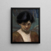 Studio del volto di un ragazzo - Alice Pike Barney — quadro incorniciato alla parete