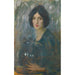 Riproduzione del dipinto Il globo di cristallo - Alice Pike Barney