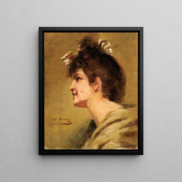 La fossette - Alice Pike Barney — quadro incorniciato alla parete