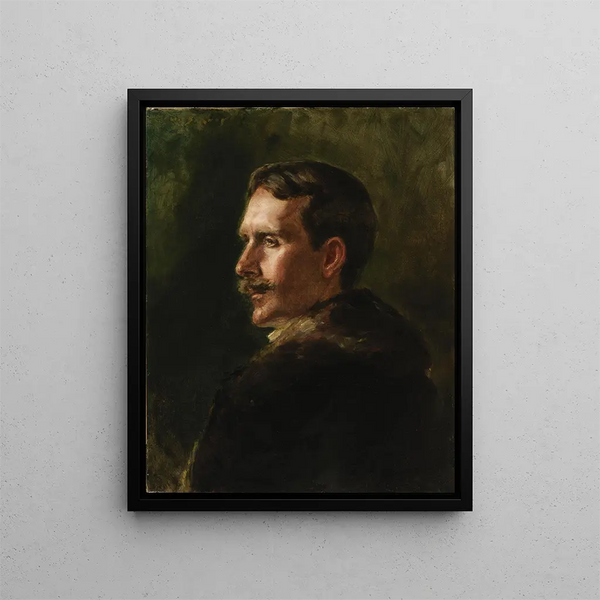 Il cappotto di pelliccia - Alice Pike Barney — quadro incorniciato alla parete