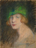Il cappello verde - Alice Pike Barney — vista dell’opera