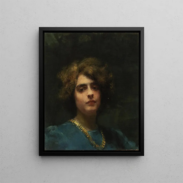 Il collier - Alice Pike Barney — quadro incorniciato alla parete