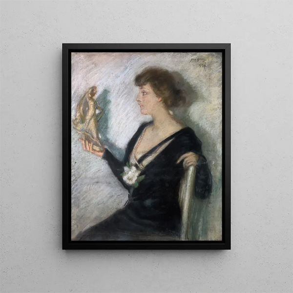 La figura di Tanagra - Alice Pike Barney — quadro incorniciato alla parete