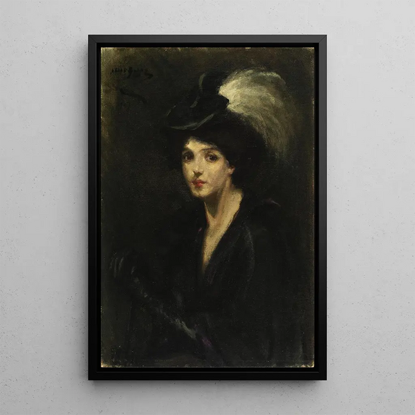 Paradiso bianco - Alice Pike Barney — quadro incorniciato alla parete
