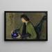 Donna e Pavone - Alice Pike Barney — quadro incorniciato alla parete