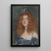 Donna dai capelli rossi - Alice Pike Barney — quadro incorniciato alla parete