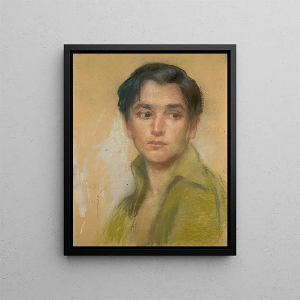 Giovane poeta - Alice Pike Barney — quadro incorniciato alla parete