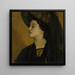 Alla Nazimova - Edward Emerson Simmons — quadro incorniciato alla parete