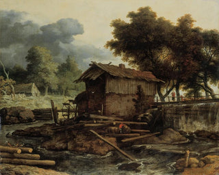 Allaert van Everdingen - Landscape with Sawmill.webp