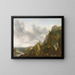 Paesaggio di montagna del Nord con cascata - Allaert van Everdingen — quadro incorniciato alla parete