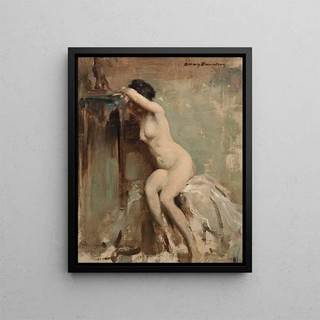 Allan Douglas Davidson - Seated nude.webp