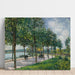 Riproduzione del dipinto Allée de châtaigniers - Alfred Sisley