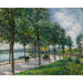 Riproduzione del dipinto Allée de châtaigniers - Alfred Sisley