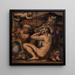 Allégorie di Borgo San Sepolcro e Anghiari - Giorgio Vasari — quadro incorniciato alla parete