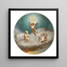 Allégorie della Notte - Jean-Lon Gérôme — quadro incorniciato alla parete