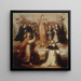 Allégorie della Vergine patrona dei Domenicani - Miguel Cabrera — quadro incorniciato alla parete
