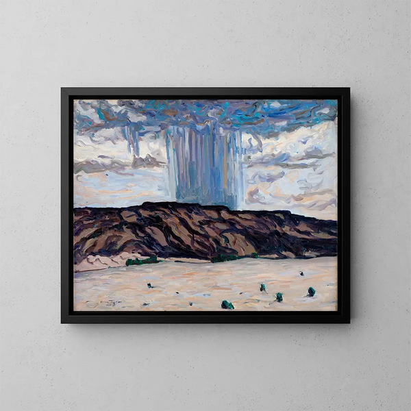 Averse sur Black Mesa, Nuovo Messico - Allen Tucker — quadro incorniciato alla parete