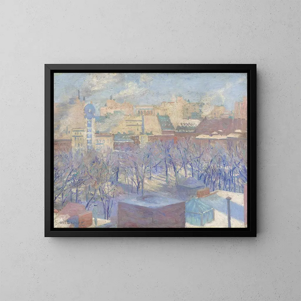 Madison Square Snow - Allen Tucker — quadro incorniciato alla parete