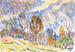 acquerello n° 63 Route - Allen Tucker — vista dell’opera