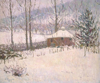Inverno a Portland - Allen Tucker — vista dell’opera