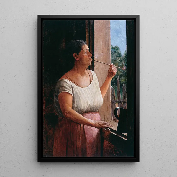 Nh Chica - Almeida Júnior — quadro incorniciato alla parete