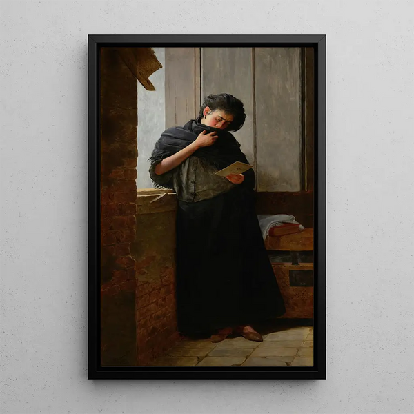 Saudade - Almeida Júnior — quadro incorniciato alla parete