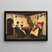 Divertissement musicale nel soggiorno - Alois Gabl — quadro incorniciato alla parete