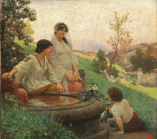 Alois Hans Schram - Am Brunnen.webp