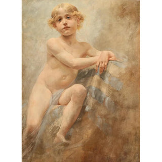 Alois Hans Schram - Boy with Blond Locks.webp