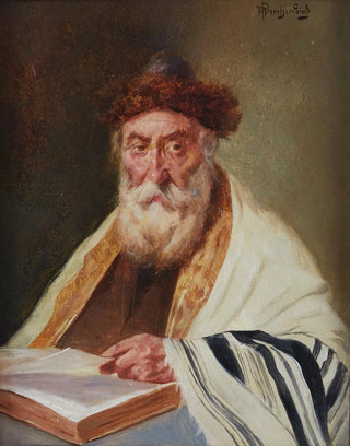Alois Heinrich Priechenfried - A portrait of a rabbi.webp
