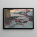 Paesaggio invernale - Alois Kalvoda — quadro incorniciato alla parete