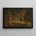 Paesaggio boschivo - Alois Kirnig — quadro incorniciato alla parete