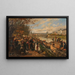 Il mercato dei frutti sul Schanzel - Alois Schönn — quadro incorniciato alla parete