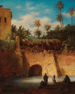 Alois Schnn - Water Carriers By The Mill.webp