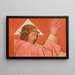 Cristo con corona di spine che benedice - Aloys Wach — quadro incorniciato alla parete