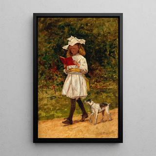 Aloysius OKelly - A Young Girl Reading.webp