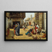 Scène di strada al Cairo - Alphons Leopold Mielich — quadro incorniciato alla parete