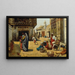 Scène di strada al Cairo - Alphons Leopold Mielich — quadro incorniciato alla parete