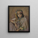 Jeune berbère - Alphonse Birck — quadro incorniciato alla parete