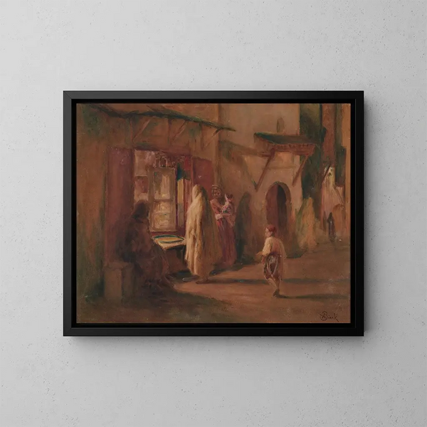 La Casbah - Alphonse Birck — quadro incorniciato alla parete