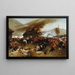 La difesa di Rorke's Drift 1879 - Alphonse Marie de Neuville — quadro incorniciato alla parete