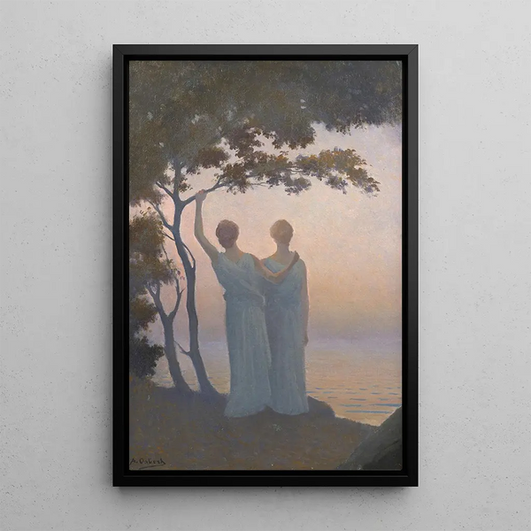 Riproduzione del dipinto contemplazione - Alphonse Osbert